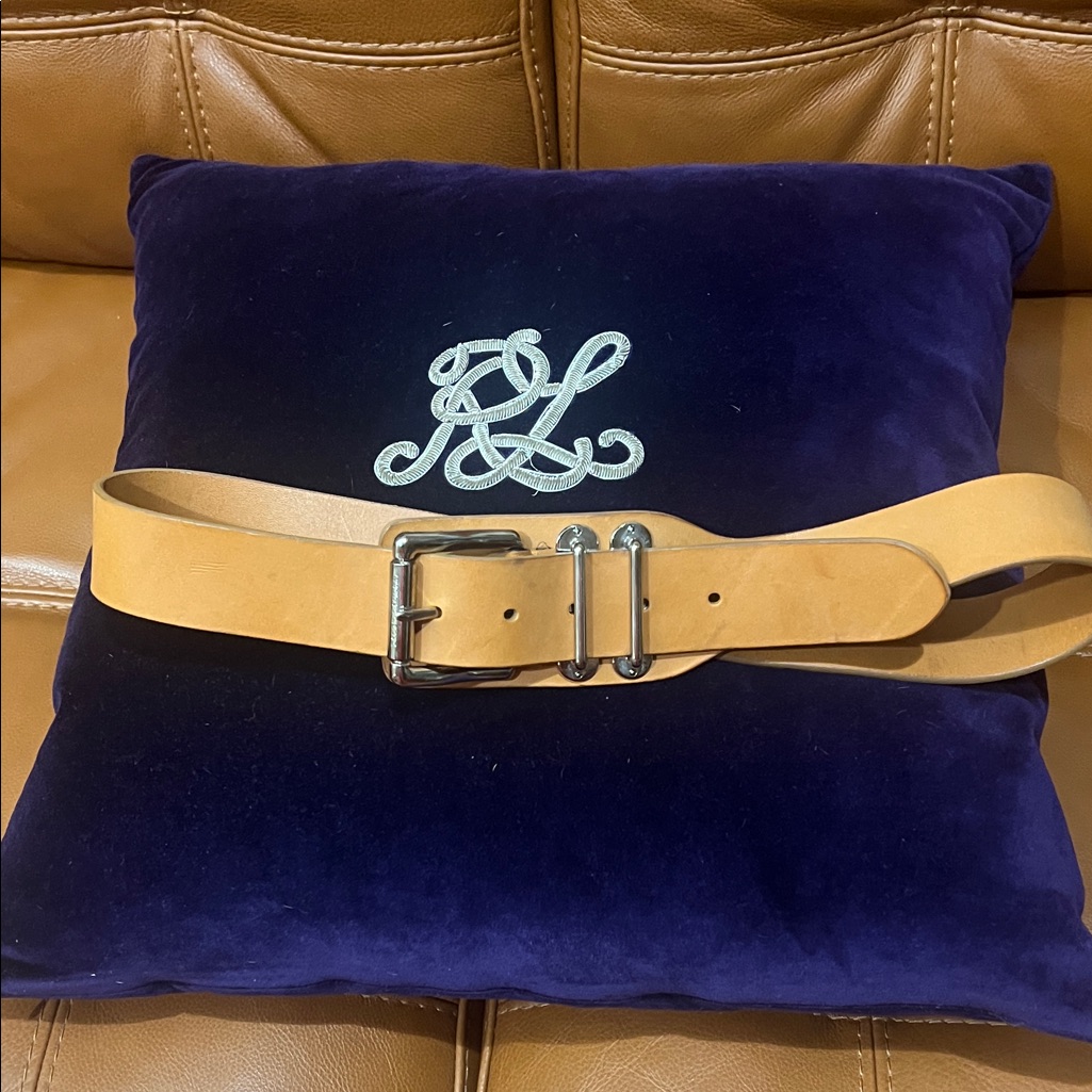 Ralph Lauren Leather Belt. Sz Medium. Italy